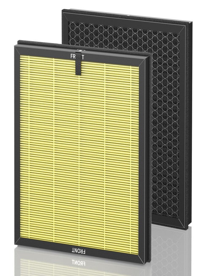 isinlive AP303 AP304 Replacement Filters, Compatible with DAYETTE AP303/304 Air Purifier, and for FRESHDEW AP303 / AP304 Purifier, HEPA Filter with 3 Stage Filtration, 2 Pack (Pet Filter) - Image 1