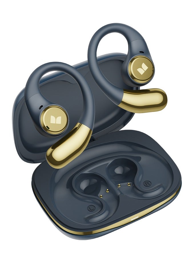 Monster Open Ear AC336 Headphones, Bluetooth5.3Wireless Headphones with Stereo Sound, 24H Playback, Crystal Clear Calls, Stylish Rotating Case with Lanyard, Sweat Resistant Open Ear Wireless Earbuds - Image 1