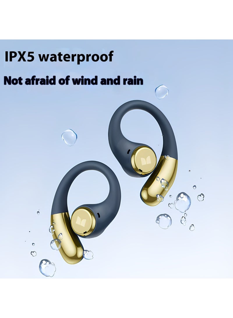 Monster Open Ear AC336 Headphones, Bluetooth5.3Wireless Headphones with Stereo Sound, 24H Playback, Crystal Clear Calls, Stylish Rotating Case with Lanyard, Sweat Resistant Open Ear Wireless Earbuds - Image 3