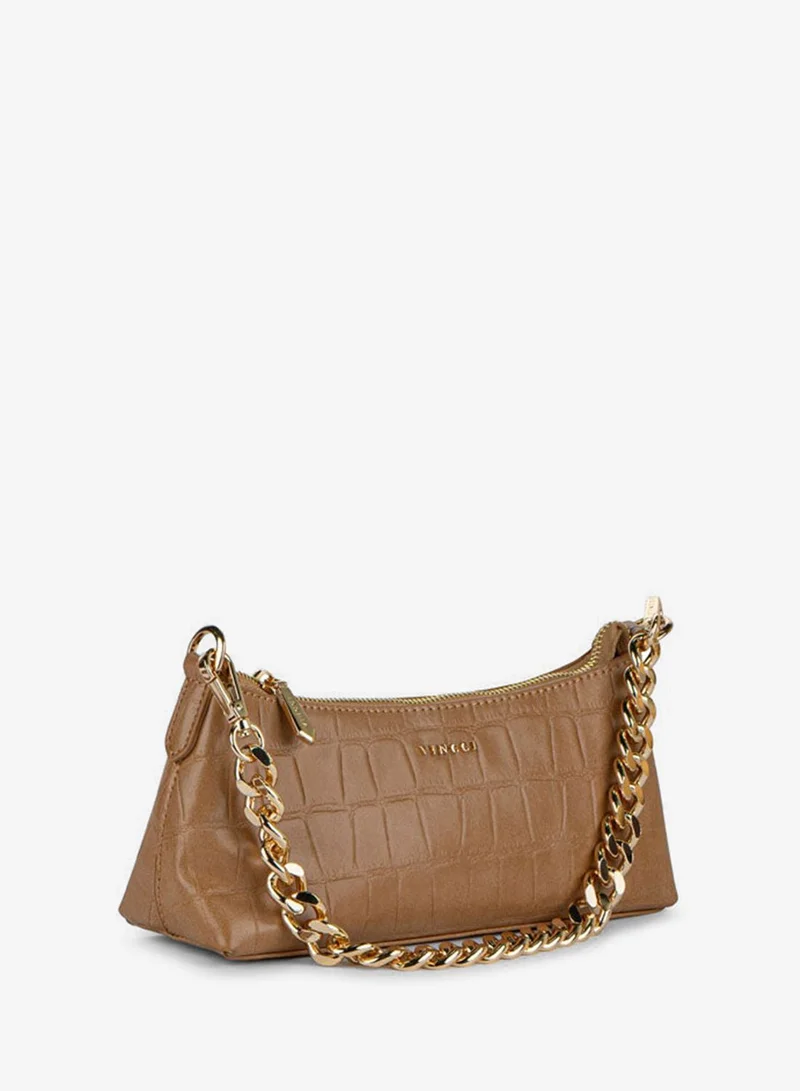 Vincci Women Patterned and Chain detailed Shoulder Bag