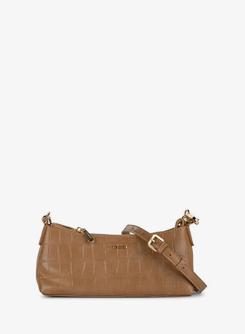 Vincci Women Patterned and Chain detailed Shoulder Bag