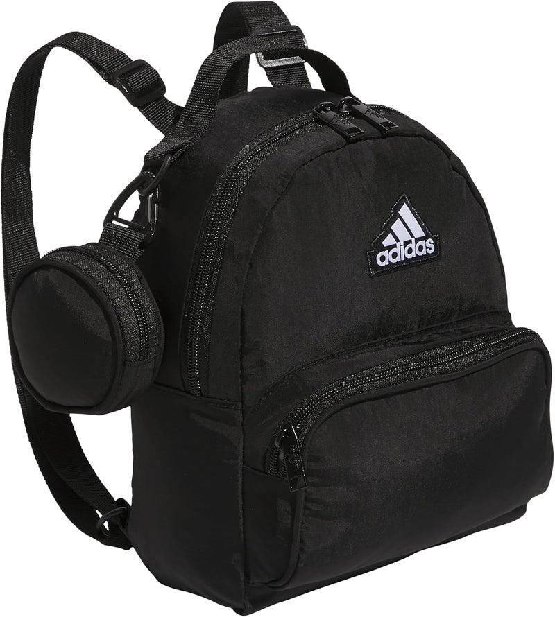 adidas Must Have Mini Backpack Small Festivals and Travel BlackWhite One Size - Image 1