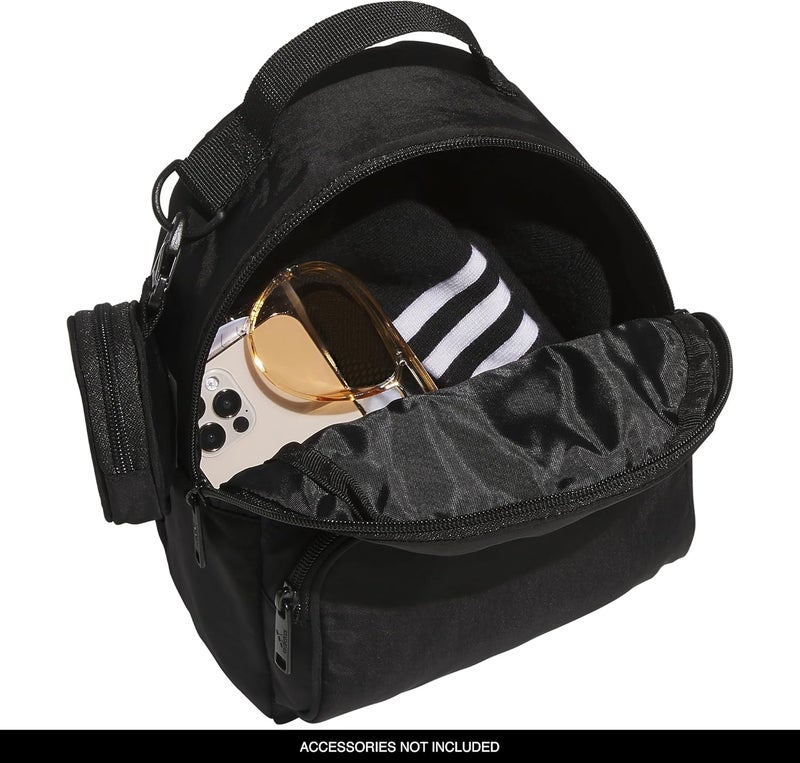 adidas Must Have Mini Backpack Small Festivals and Travel BlackWhite One Size - Image 3