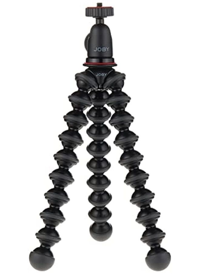 JOBY مجموعة JB01503 GorillaPod 1K. حامل ثلاثي مدمج 1K ورأس كروي 1K لكاميرات مدمجة أو أجهزة تصل إلى 1 كجم (2.2 رطل). أسود/فحم. - Image 1