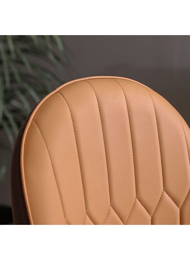 DANUBE HOME - Amadeo Dining Chair Strong And Sturdy Kitchen Dining Chair 1 Seater Modern Design Furniture For Dining Room Home Living Room (L50Xw50Xh93 Cm) Tan - Image 1