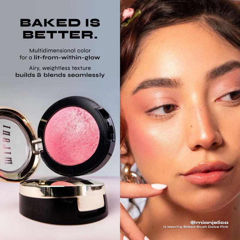 Milani Rose Blush, Powder Blush for Cheeks, Cruelty Free Makeup - Shape, Contour & Highlight Face for a Natural Matte Finish -Wild Rose - Image 2