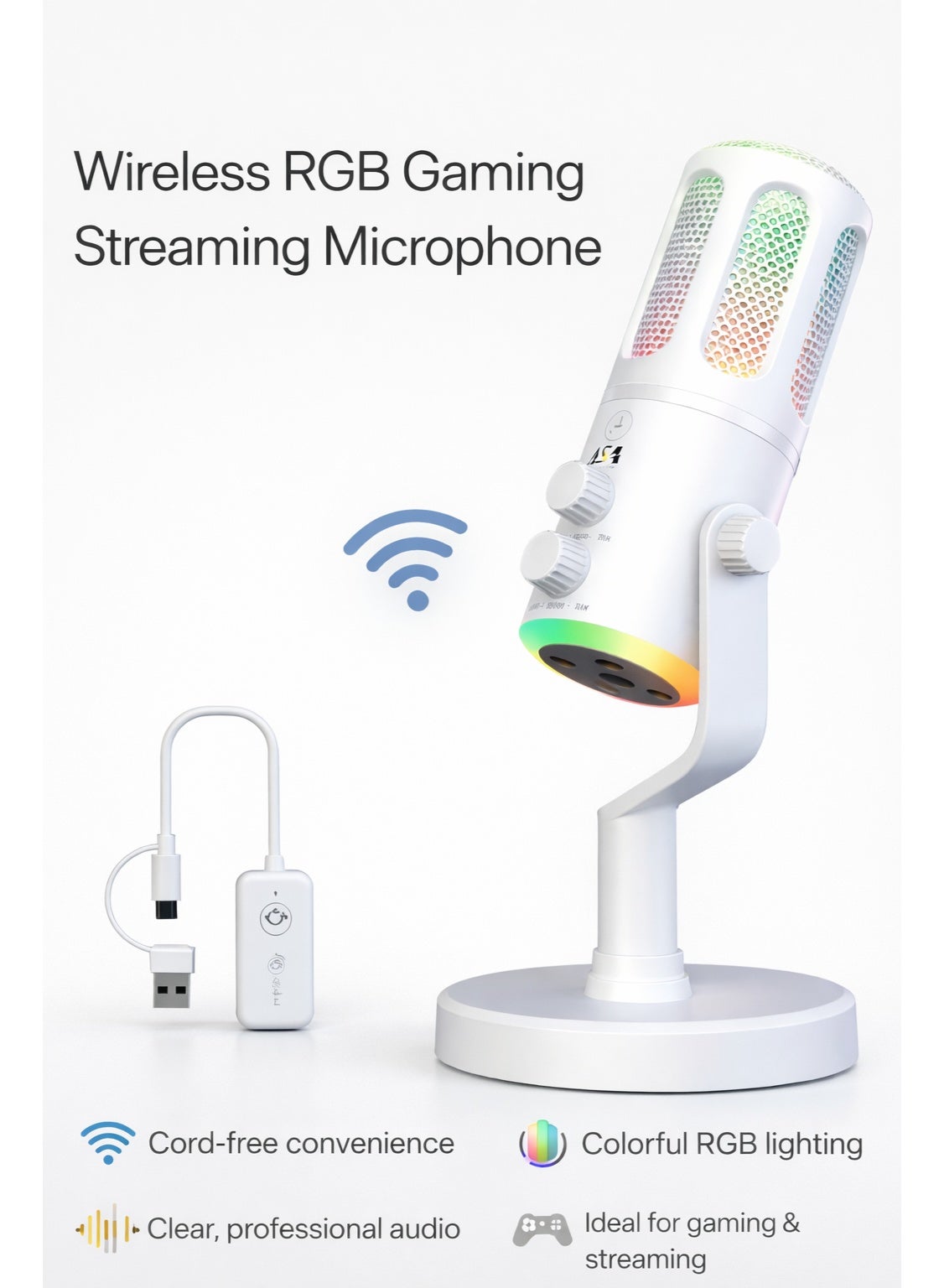 asa Asa Wireless Rgb Gaming Microphone usb Z320BAB0BD8FDF20175CAZ