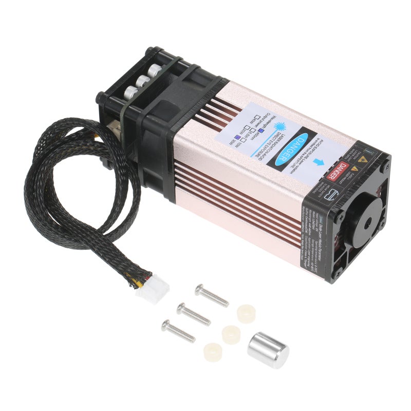 30W Aluminum Alloy Engraving Module - Adjustable Focus Deep Engraving Module for CNC Mill, 3D Printer, DIY Professional Engraving & Cutting Projects - Image 2