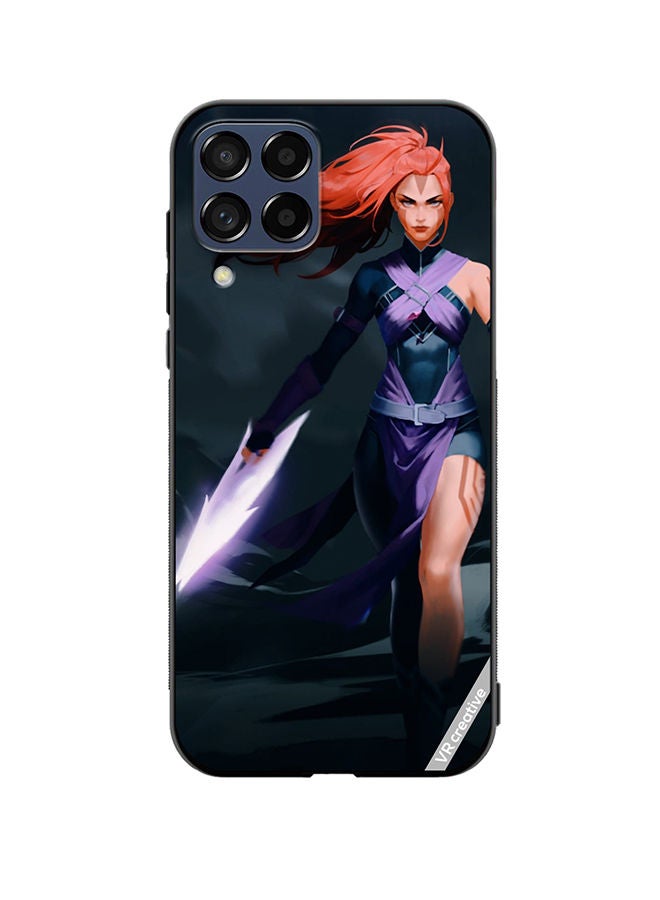 Protective Case Cover For Samsung Galaxy M53 Anti-Mage Lady Dota 2 Design Multicolour