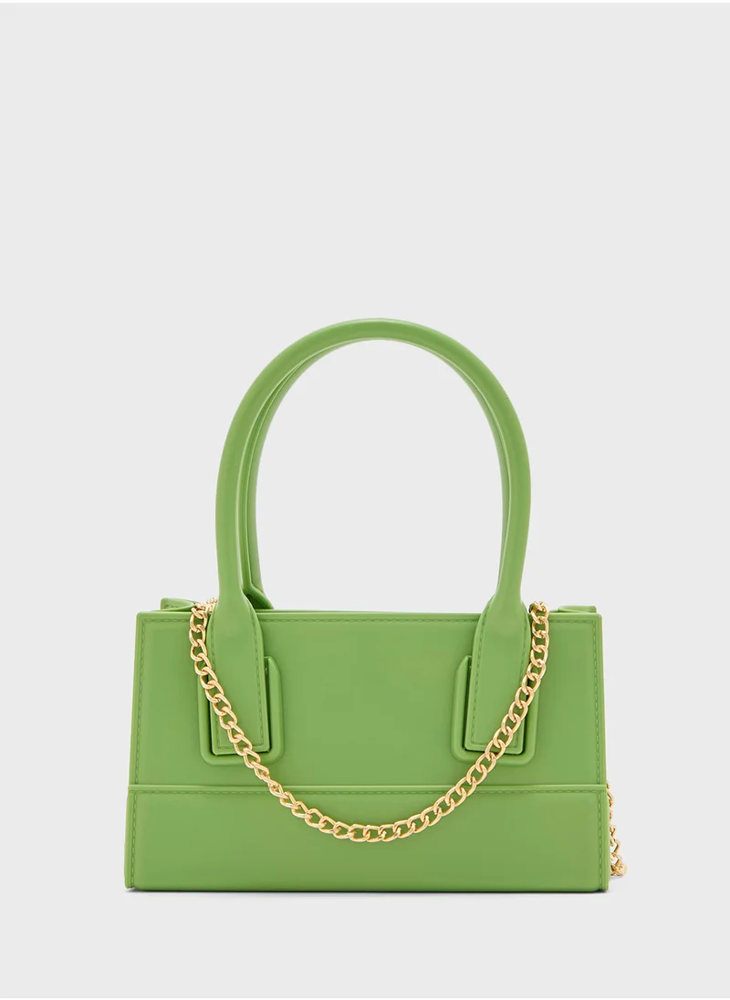 Ginger Pop Color Minimalist Satchel Bag