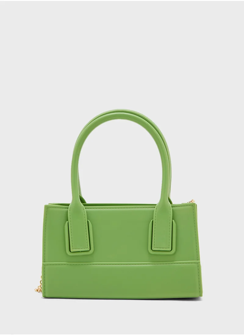 جينجر Pop Color Minimalist Satchel Bag