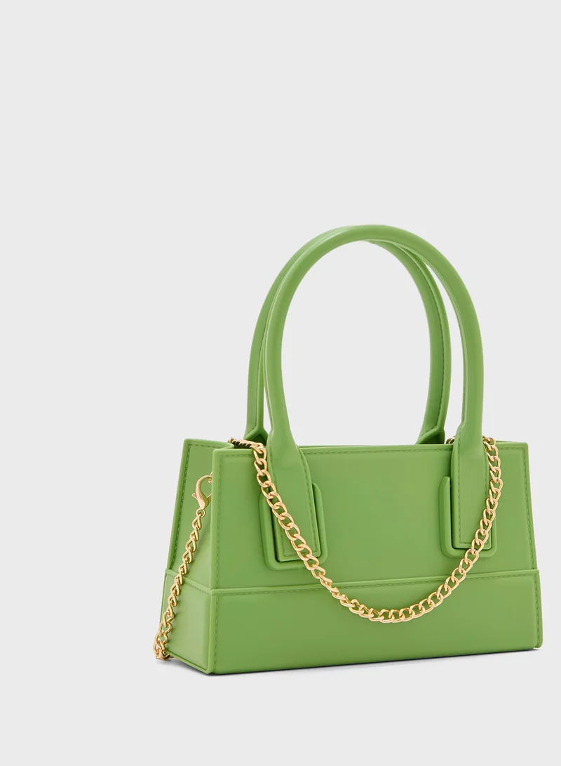 Ginger Pop Color Minimalist Satchel Bag