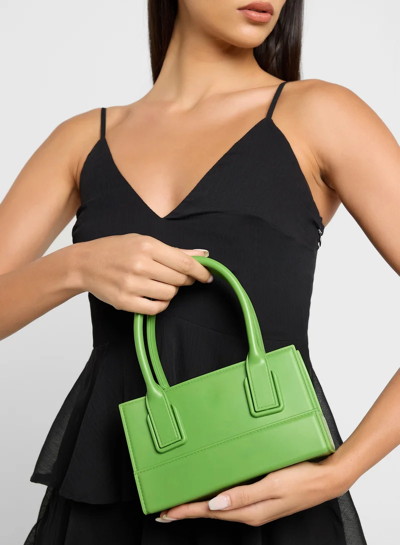 Ginger Pop Color Minimalist Satchel Bag
