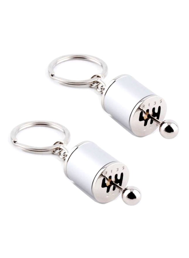 (Two Pieces) Car Part Gear Box Gear Shift Key Chain