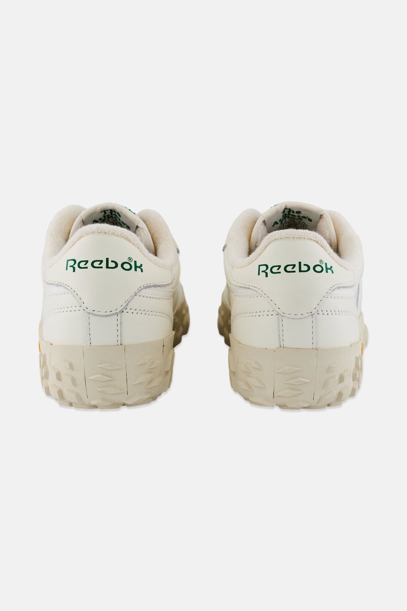 Reebok Men Club C Vibram Lace Up Tennis Shoes, Beige  - Image 2
