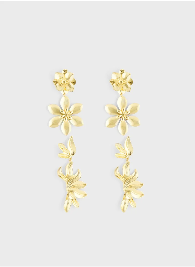 ايلا 2 Pack Floral Earrings Set