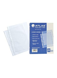 ATLAS ATLAS A4 SHEET PROTECTOR 80 MICRON 100PCS  - Image 2