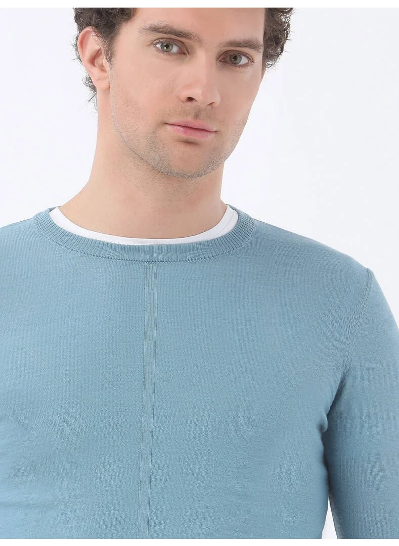كيب Mint Crew Neck Wool Blend Knitwear