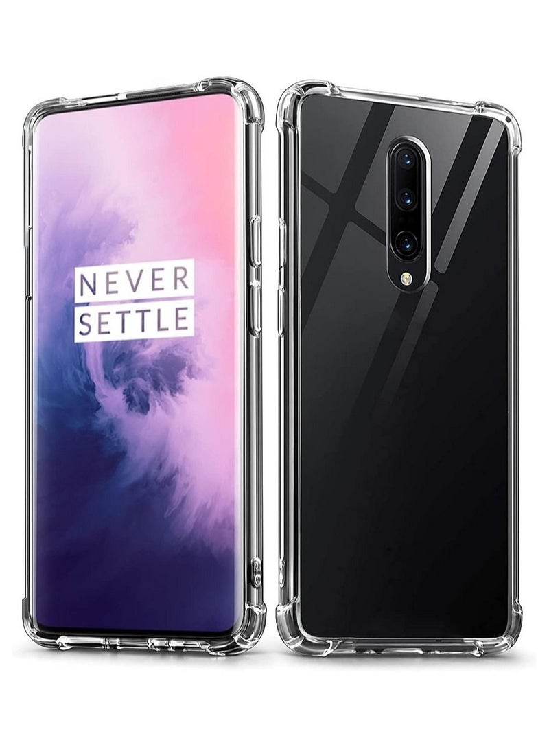 IAF ANTI-SHOCK CLEAR TPU BUMPER CASE COVER FOR ONEPLUS 7 PRO - Image 1