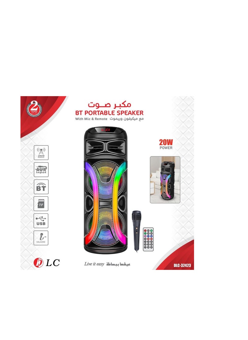 DLC DLC Attractive Light-Up Speaker with Microphone and Remote  - Image 1