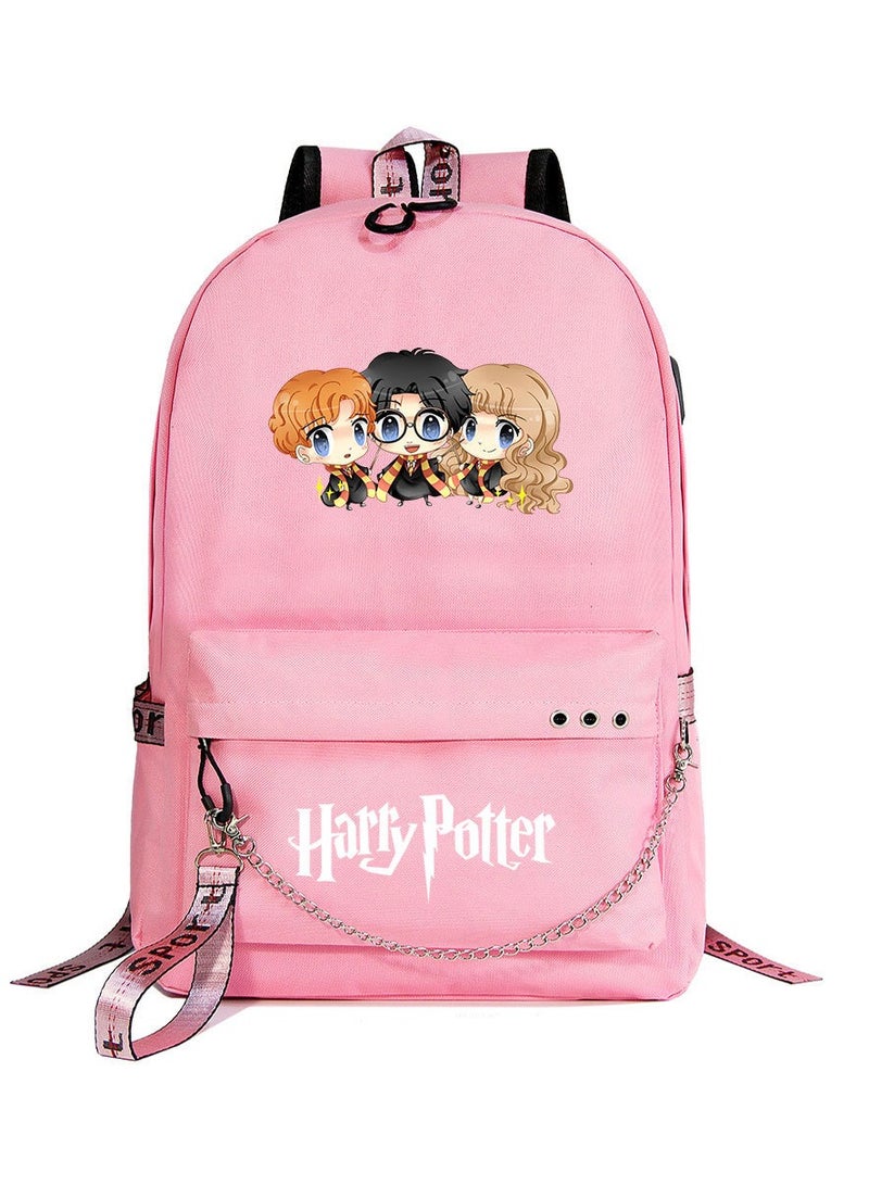 Harry Potter Cartoon Printed Backpack