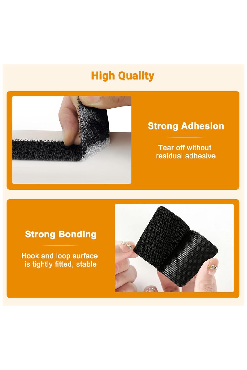 Generic Hook and Loop Strip Tape, Double Side Reclosable, Hook and Loop Strip Tape, Double Sided Sticky Tape,Self Adhesive Sticky - Image 5