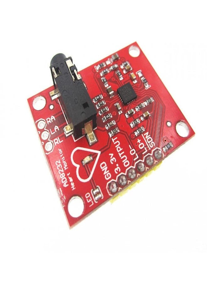 NexMindspace Ecg Module AD8232 ecg Measurement Pulse Heart ECG Monitoring Sensor Module Kit Heartbeat Monitoring System - Image 2