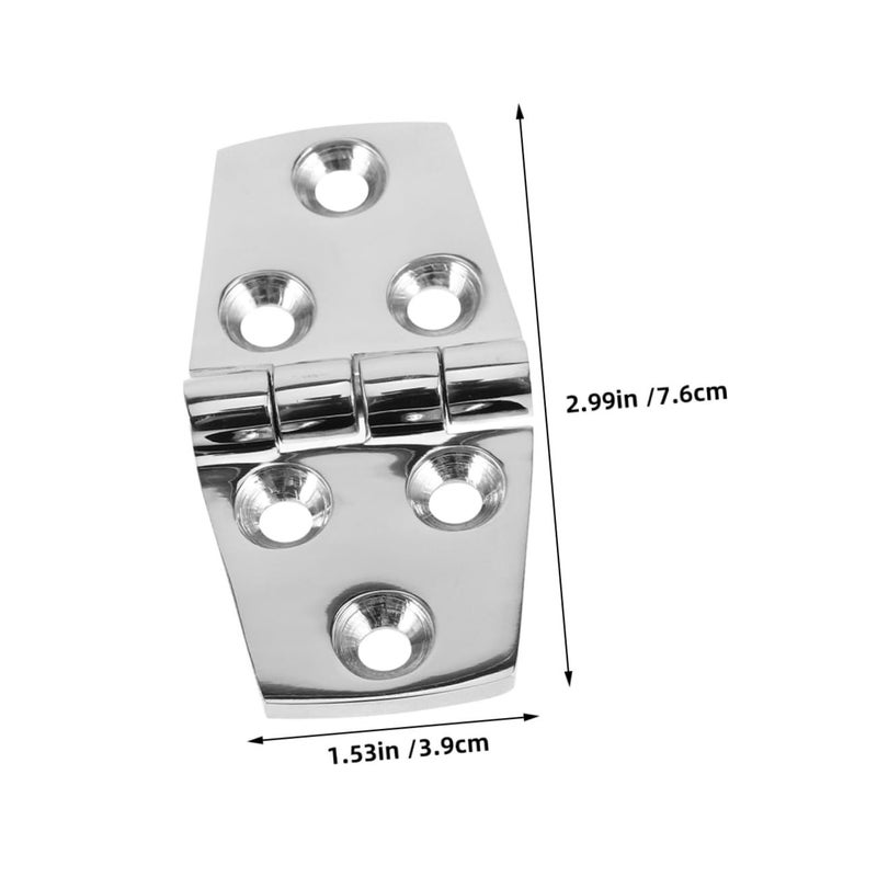 Heavy Duty Stainless Steel Hinges for Camper Door Trailer Hatch Boat Easy Installation - Image 3