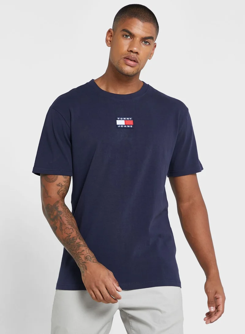 TOMMY JEANS Logo Crew Neck T-Shirt