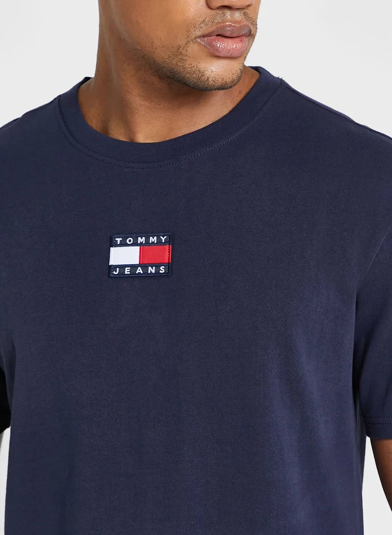 TOMMY JEANS Logo Crew Neck T-Shirt