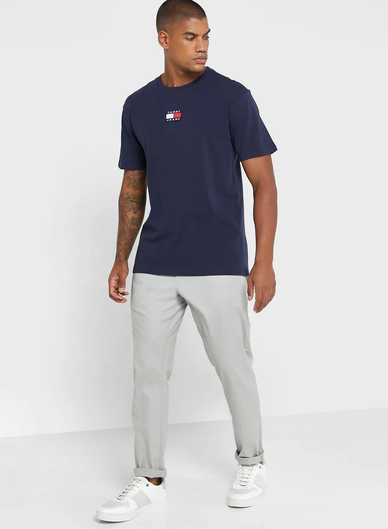 TOMMY JEANS Logo Crew Neck T-Shirt
