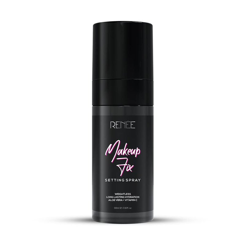 RENEE Makeup Fixer Setting Spray 60ml Infused With Aloe Vera Niacinamide Prevents Cracks Minimizes Pores Fine Lines Long Lasting Weightless Formula - Image 2