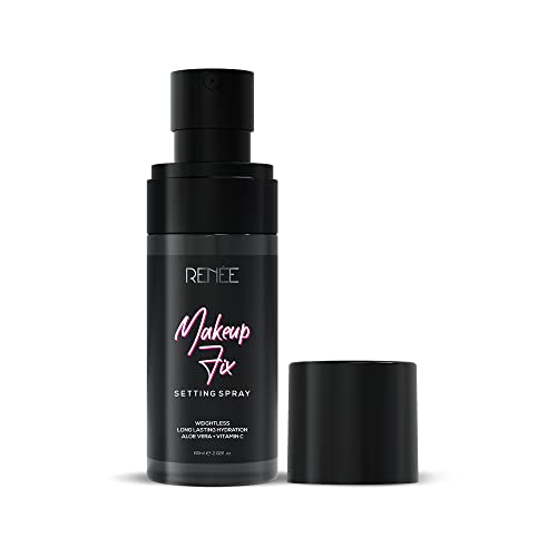 RENEE Makeup Fixer Setting Spray 60ml Infused With Aloe Vera Niacinamide Prevents Cracks Minimizes Pores Fine Lines Long Lasting Weightless Formula - Image 3
