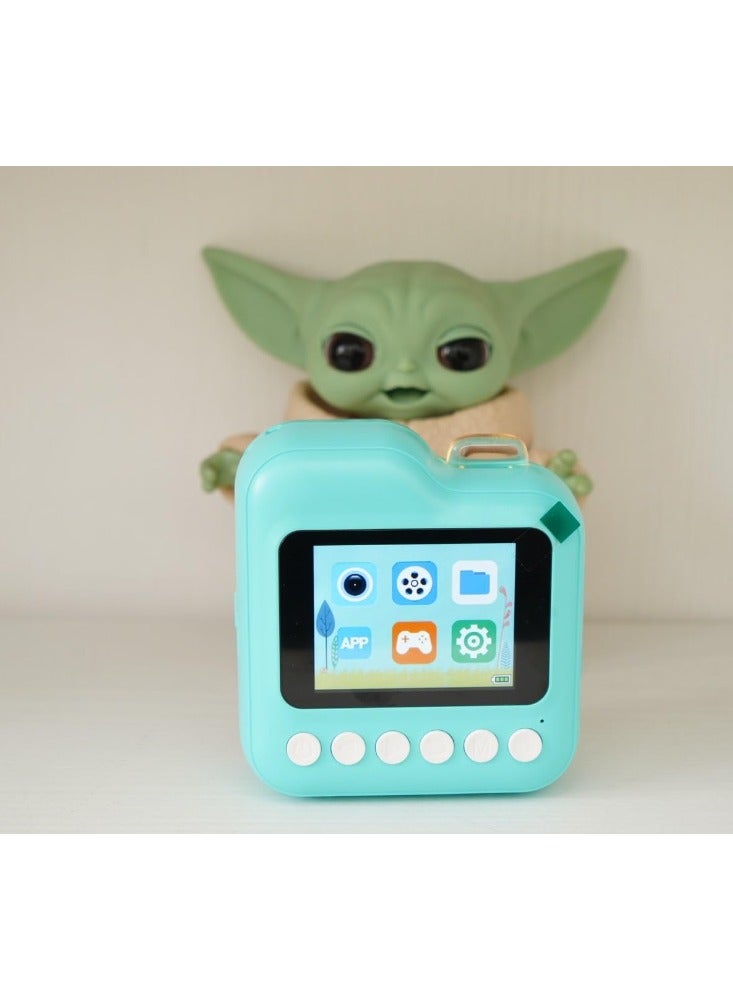 Instant Camera for Children, 2.4 Inch Display, Digital Camera & Video Camera for Children with 3 Rolls of Thermal Paper & 32G Card, Christmas Toy, Gifts for Boys and Girls 6+ Years  - Image 2