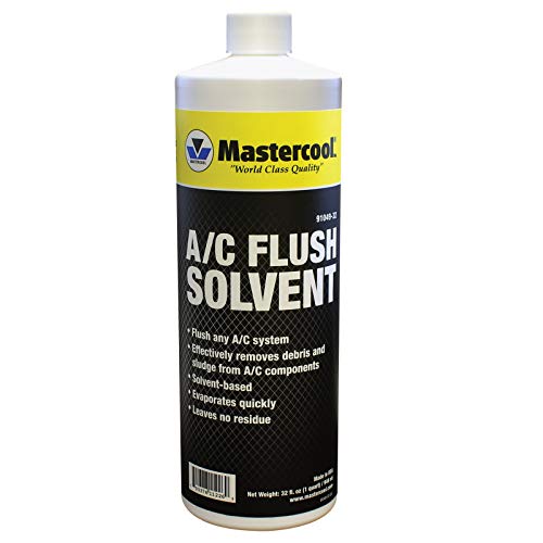 Mastercool 91049-32 Black/Yellow A/C Flush Solvent (32 oz) - Image 1