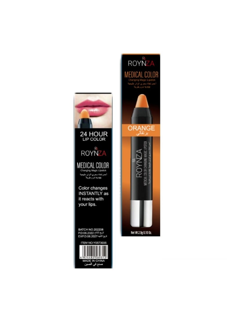 ROYNZA - Magical lipstick in orange color - Image 1