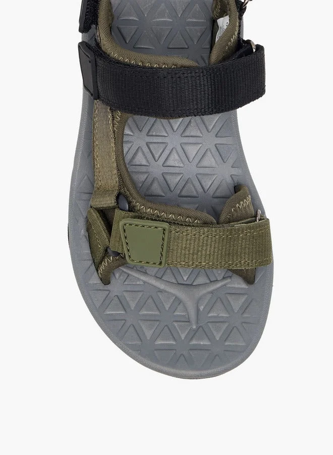 سيد دوتشيني صنادل أولاد بحزام سادة بإغلاق لاصق