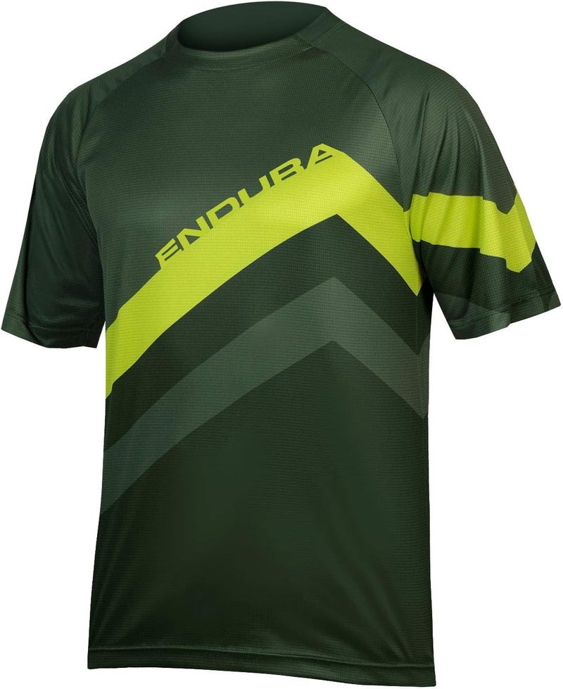 Endura Unisex-Adult Singletrack T-Shirt - Forest Green - Image 1