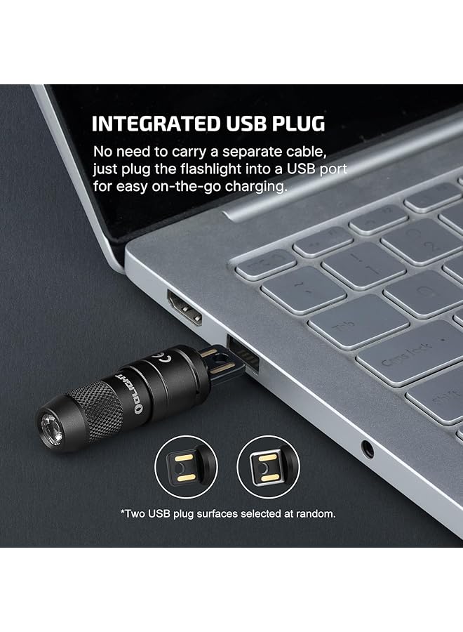 OLIGHT IMINI 2 EDC Rechargeable Keychain Flashlight 50 Lumens Compact and Portable Mini Light Tiny LED Keyring Lights with Built in Battery Ideal for Everyday Carry and Emergencies (OD Green) - Image 3