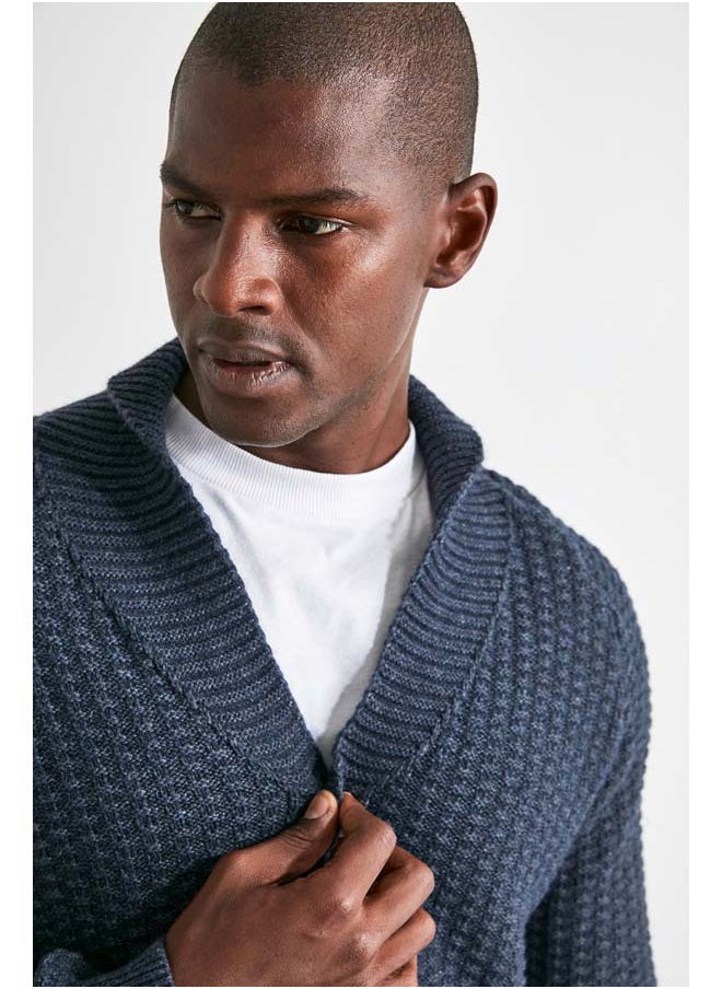 Indigo FL Men's Regular Shawl Collar Textured Knitwear Cardigan TMNAW21HI0319 - pzsku/Z320CA7DC1CC7617157CCZ/45/_/1737375806/3fc09a47-6e82-4c6a-a1a1-d1e55b8ee009