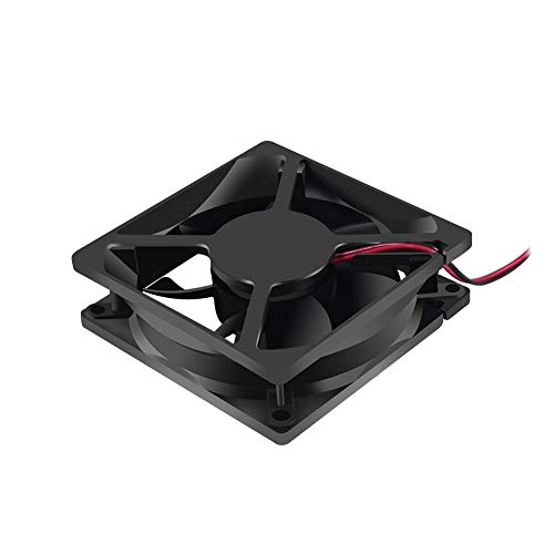 DORHEA 2Pcs 12V 3.14in 0.98in Fan 80mm x 80mm x 25mm Fan DC 12V 8025 Brushless Cooling Fan 80mm 25mm for Cooling PC Computer Case CPU Coolers Radiators 2pin - Image 5