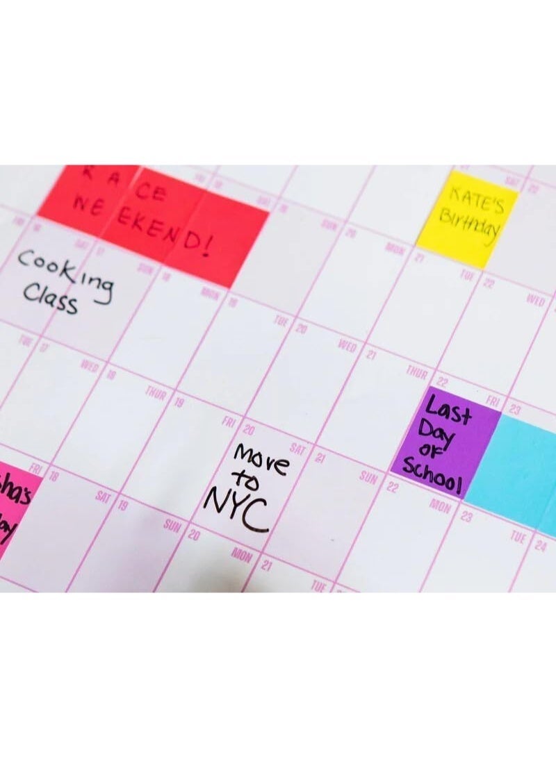 ChicAbode The Big A Calendar  , 43.82*33.07 inch Wall Calendar, Extra Larg Yearlye Planner with Sticky Notes, 12 Month Organizer for Events, Deadlines and Goals - Image 4