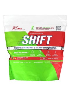 Real Ketones Real Ketones, Shift, Watermelon, 30 Drink Mix Packets,  0.26 oz (7.5 g) Each  - Image 1