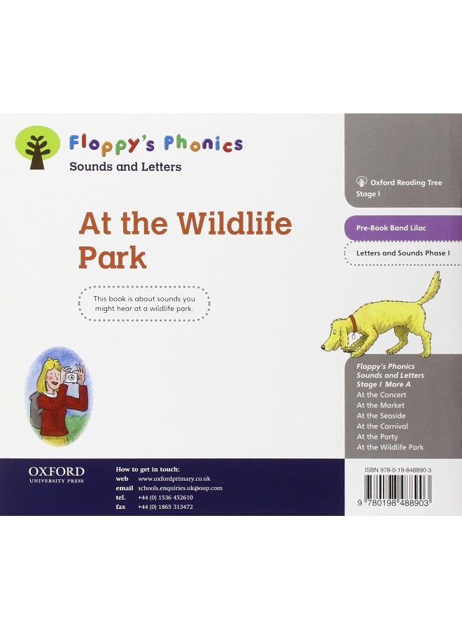 Oxford Reading Tree: Floppy Phonics Sounds & Letters Level 1 More a At the Wildlife Park - Image 2