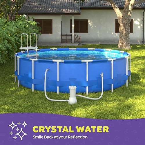 SEWANTA Replacement Hose For Above Ground Pools [Set of 4] 1.25" Diameter, 59" Long Accessory Pool Pump Replacement Hose - Filter Pump Hose Compatible with Intex Pump Models #607/#637 - Image 2