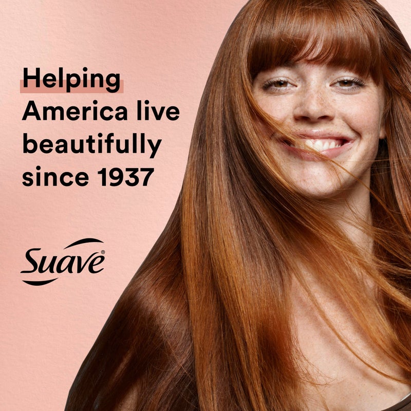 Suave مجموعة شامبو وبلسم بزيت الأركان المغربي - زيت الأركان للشعر التالف والجاف، لمعان وصحة الشعر، 12.6 أونصة (قطعتان) - Image 3