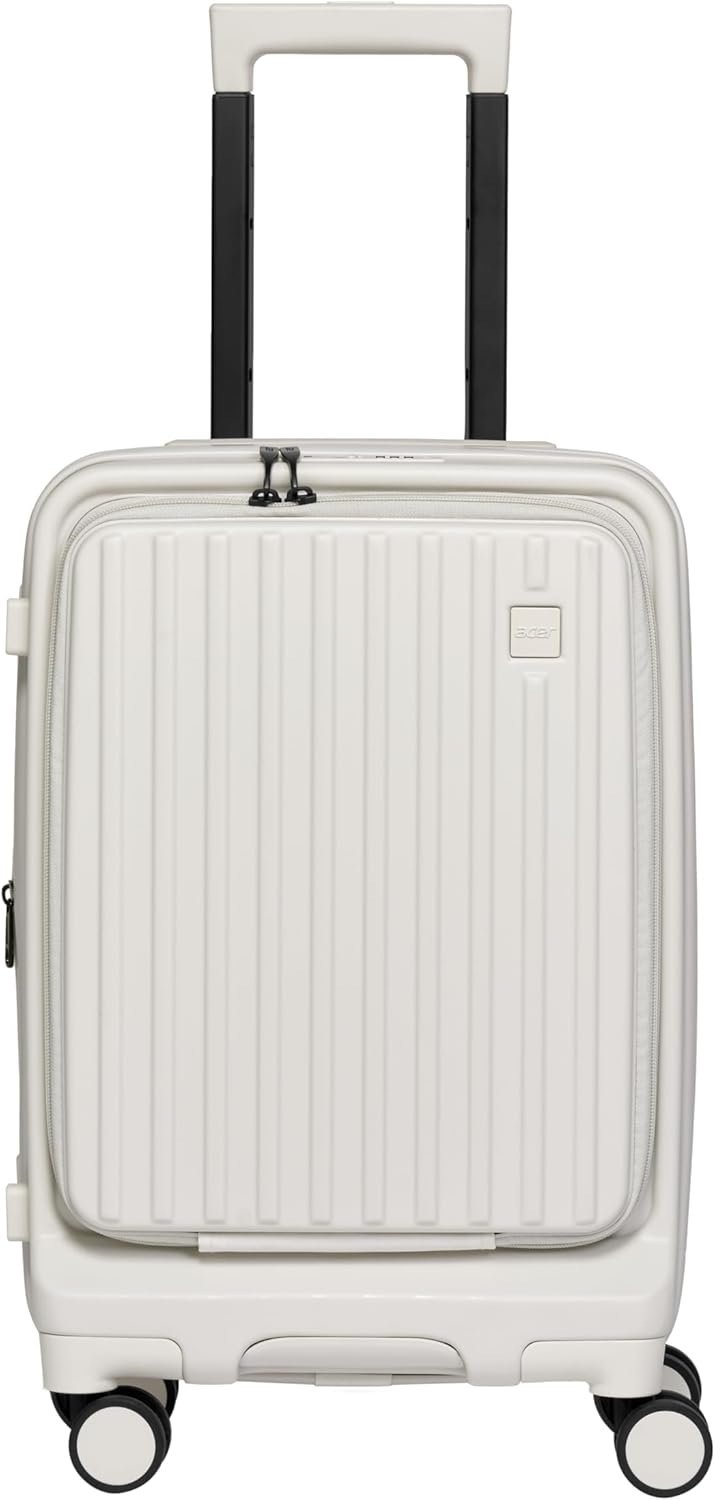 Acer Acer Hardside Expandable Luggage Laptop Bag with Spinner Wheels White - Image 5