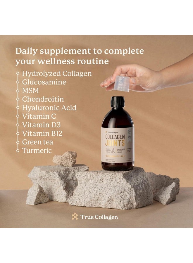 Generic True Collagen Joints | 10,000 mg Hydrolyzed Collagen Liquid Supplement - 500 ml, 20 Day Supply | Glucosamine, MSM and Chondroitin to Support Joints | Fat-Free, Sugar-Free, 100% Natural Berry Flavor  - Image 5