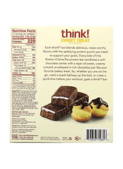 think! Think !, Sweet Treat, High Protein Bar, Boston Creme Pie, 10 Bars, 2.1 oz (57 g)  - Image 2