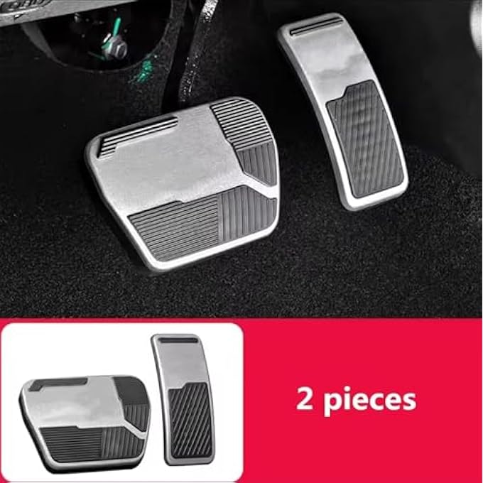 2PCS Compatible with Pedal covers JETOUR T2 2023 2024 2025 Accessories, No destructive installation Anti-skid pedals for accelerator and brake - Image 3